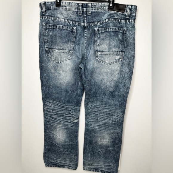 Diamond Dollar Men's Straight Leg Ripped Jeans Size 40/30 - Picture 10 of 14